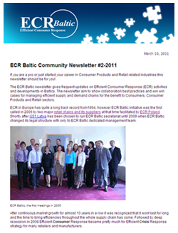 ECR Baltic Newsletter 2-2011