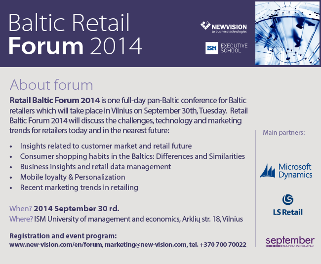 New Vision Baltic Retail Forum